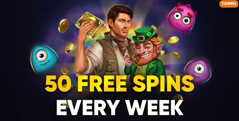 Get weekly free spins